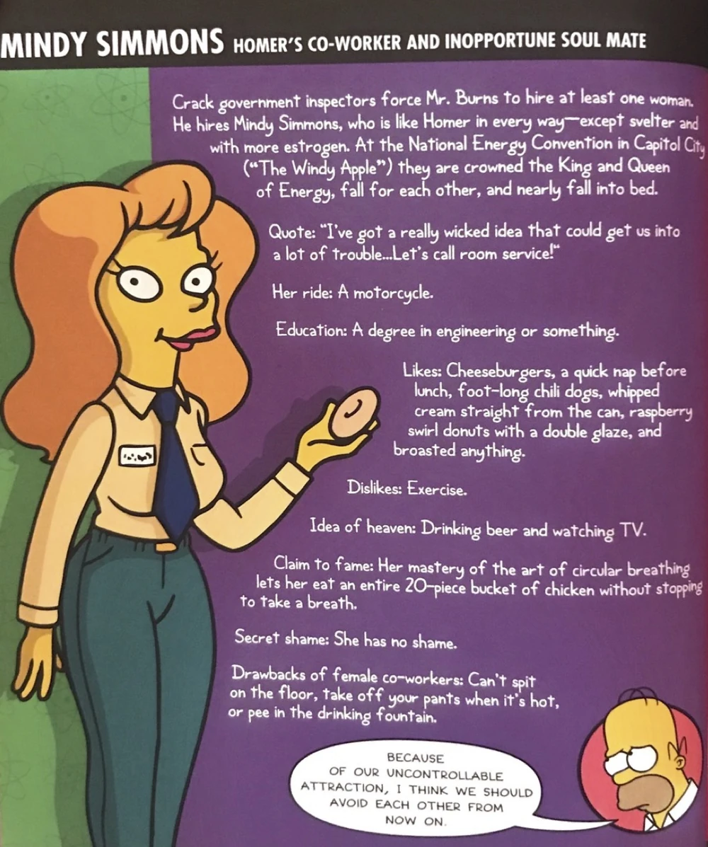 Mindy Simmons fact file
