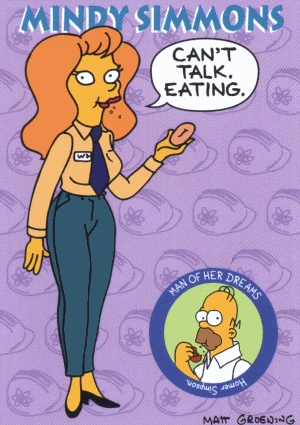 Mindy in the Top Trumps card